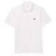 Polo Lacoste Regular Fit Algodão Branco