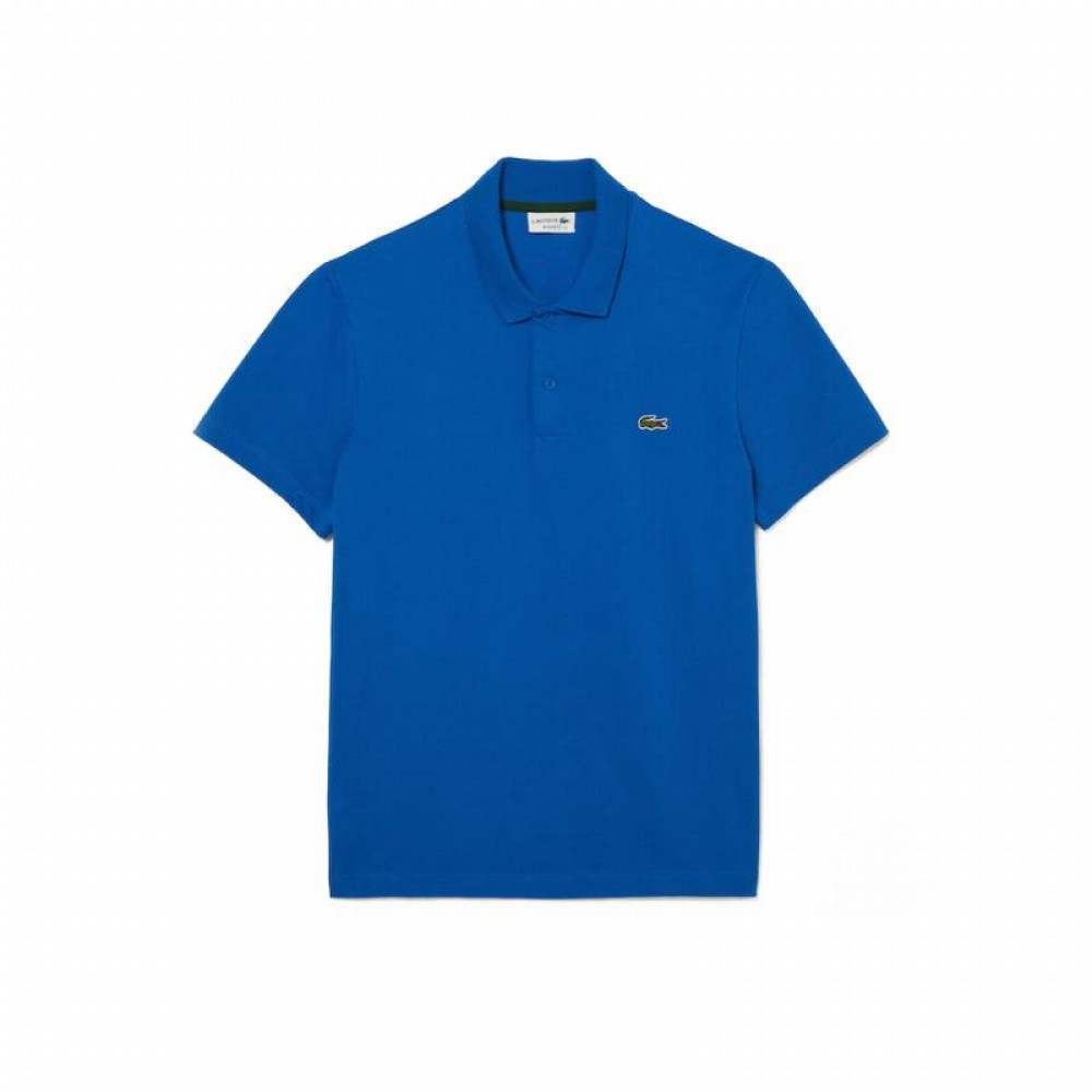 Polo Lacoste Regular Fit Azul - Barata Oferta Outlet