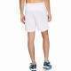 Shorts Asics Tennis 7In Branco Vermelho Brilhante