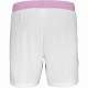 Short Babolat Juan Lebron Blanco Rosa