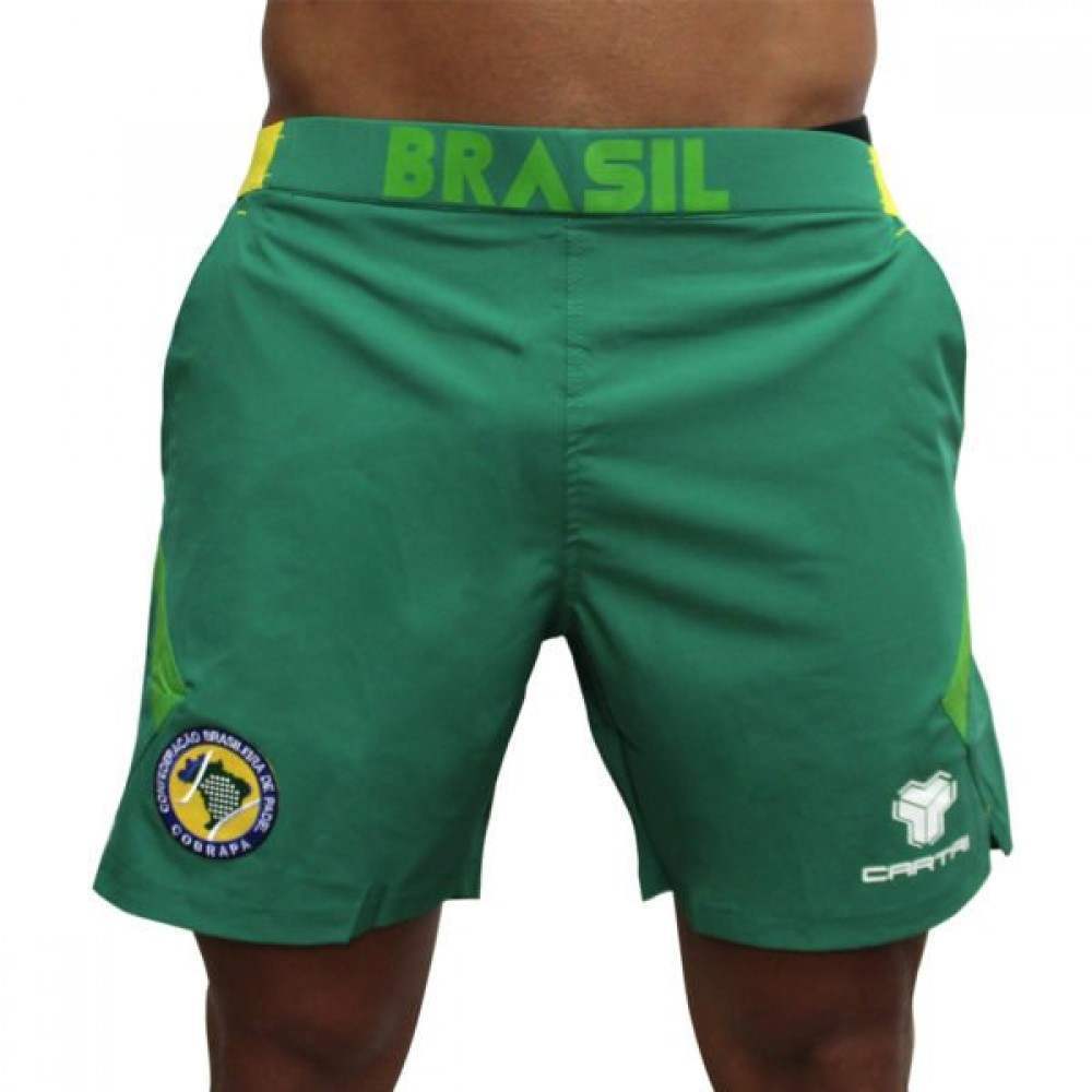 Short Cartri Brasil Elder Verde Junior - Barata Oferta Outlet