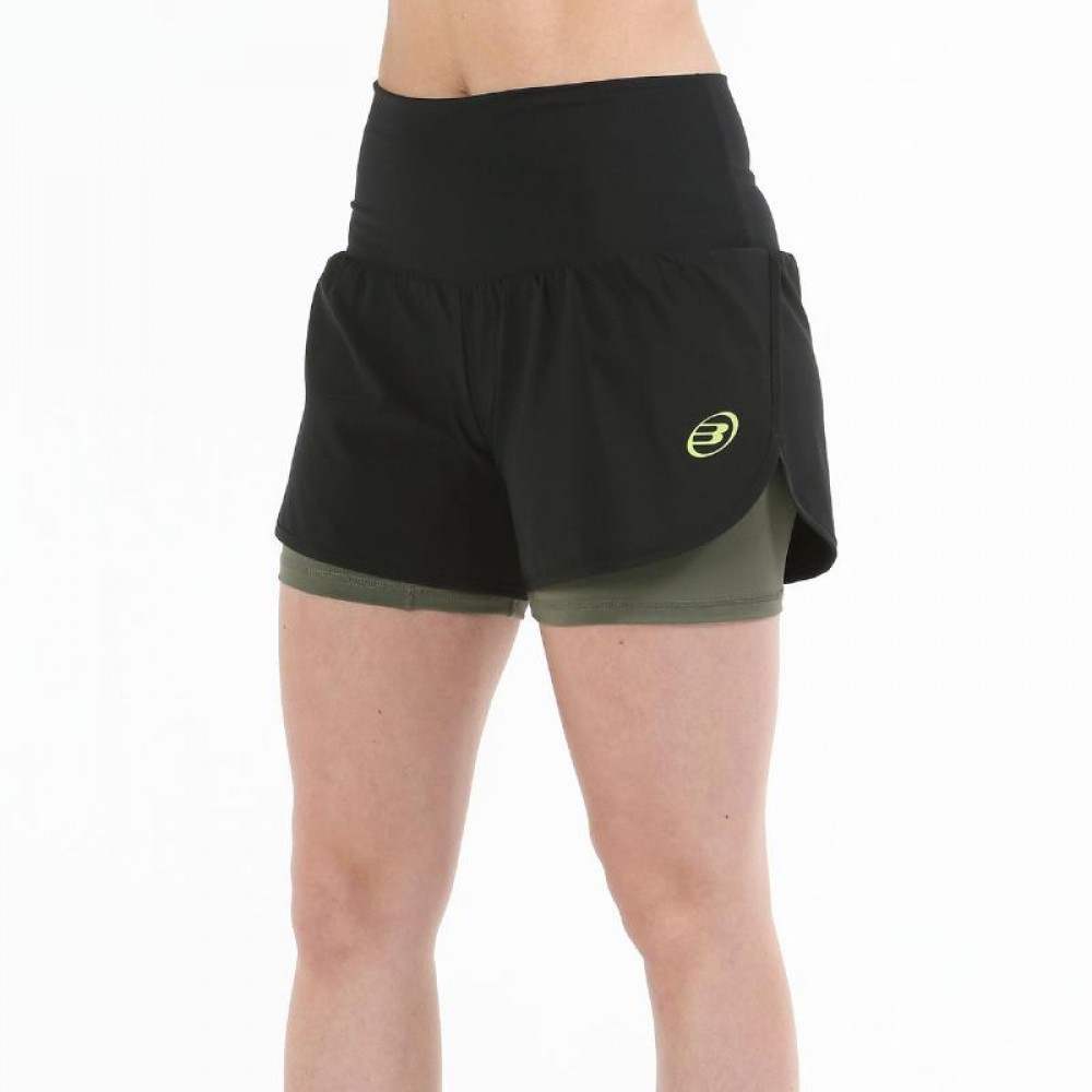 Short Bullpadel Jonio Negro Mujer - Barata Oferta Outlet