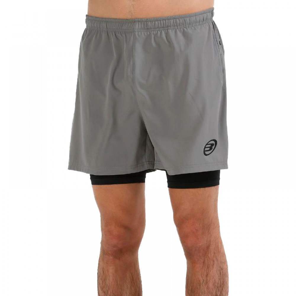 Short Bullpadel Lipes Gris Medio - Barata Oferta Outlet