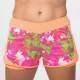 Short Cartri Colmy Naranja Rosa Verde - Barata Oferta Outlet