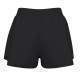 Shorts de cabeca para mulheres da Vogue Black