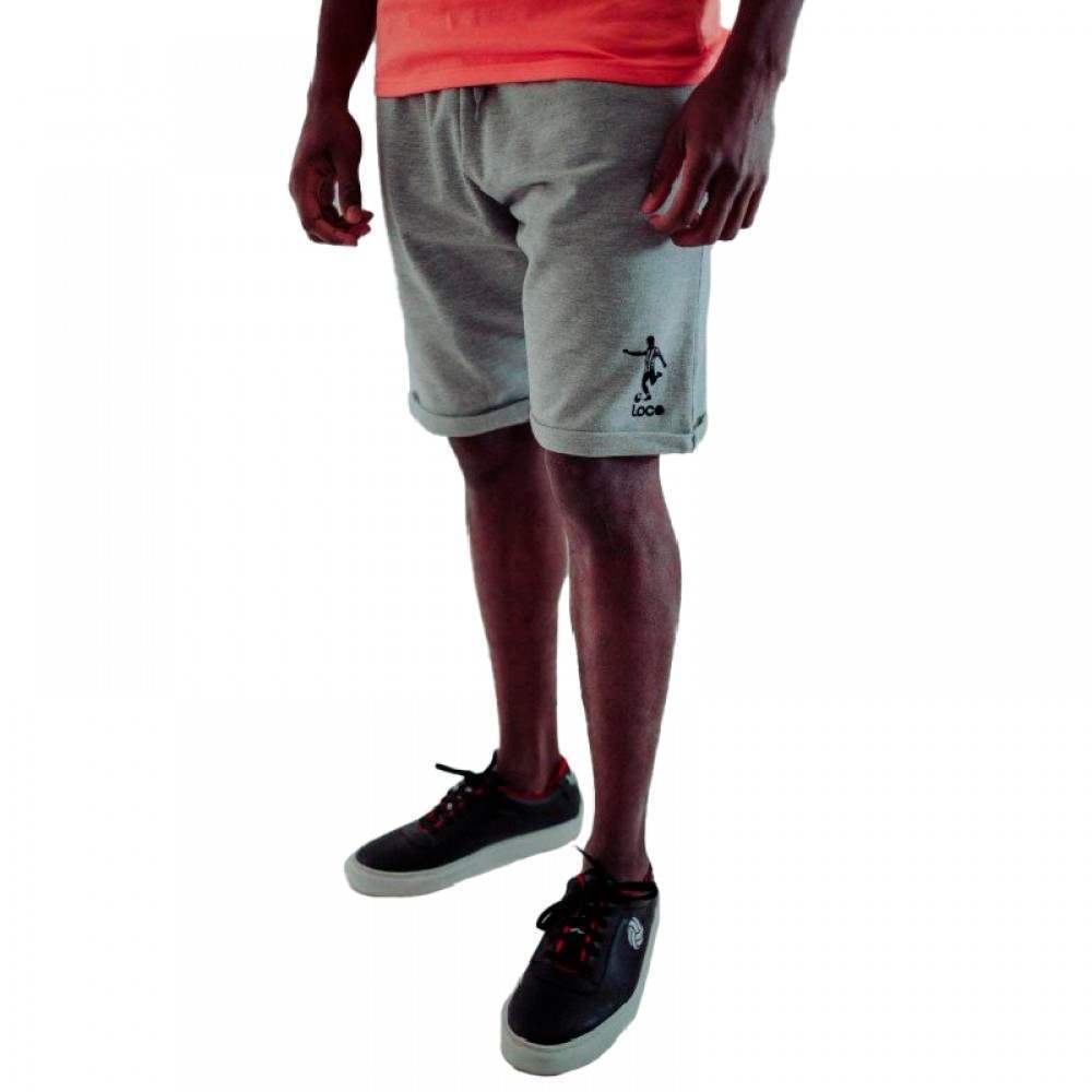 Short Loco Algodon Gris - Barata Oferta Outlet