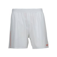 Short Nox Team Blanco Logo Rojo