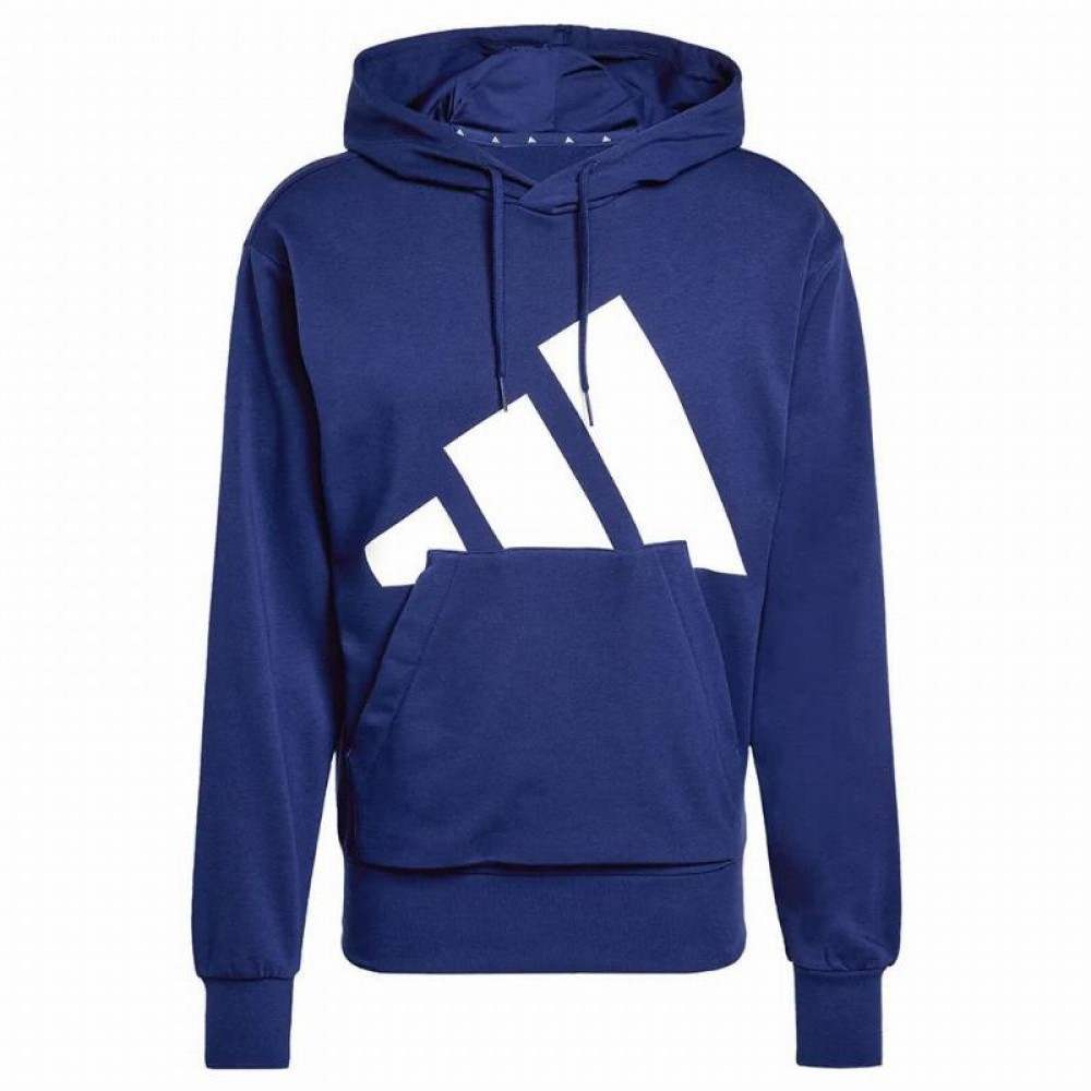 Adidas Essentials Felpa bianca blu scuro