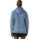 Asics Performance Sweatshirt Logo Large Blau Stahl