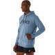 Asics Performance Sweatshirt Logo Large Blau Stahl