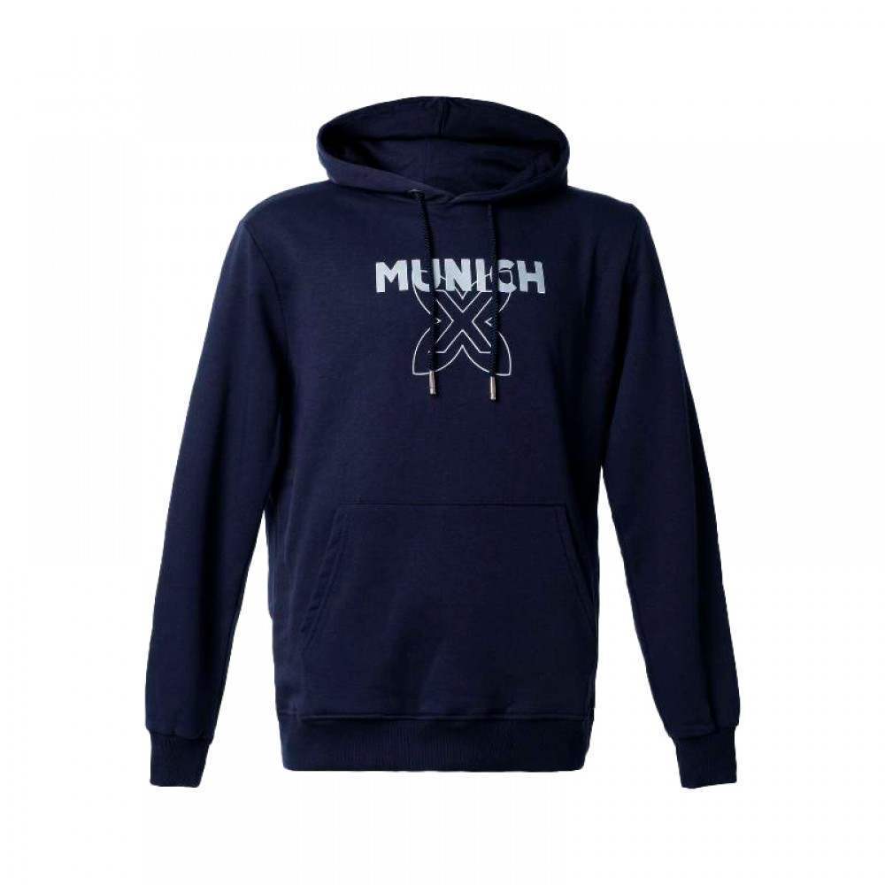 Munique Atomik Hoodie Navy Sweatshirt