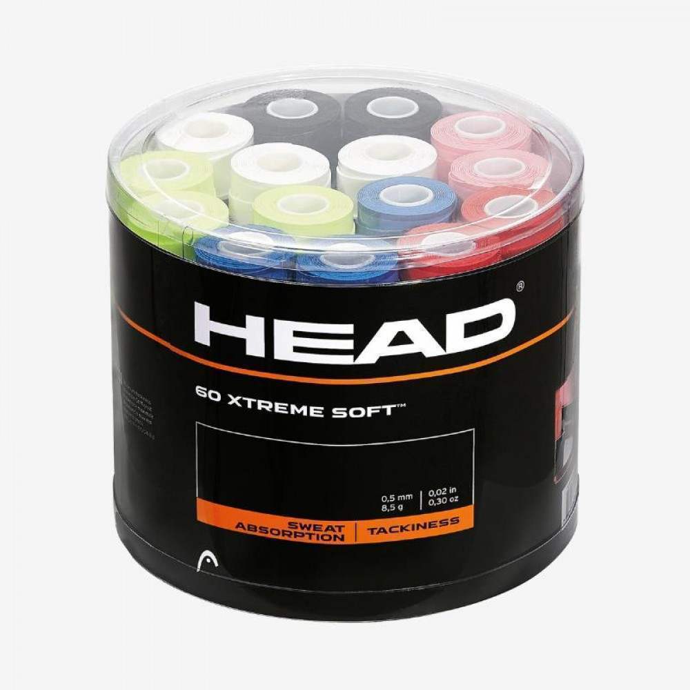 Tambor Head Xtremesoft Colores 60 Overgrips - Barata Oferta Outlet