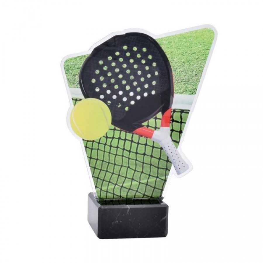 Acrylic Padel Trophy 19 cm