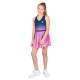 Bidi Badu Colortwist Rosa Azul Escuro Vestido Junior