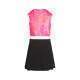 Vestido Bidi Badu Tuelo Gris Rosa - Barata Oferta Outlet