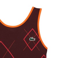 Lacoste Ultra Dry Burgundy Orange Dress