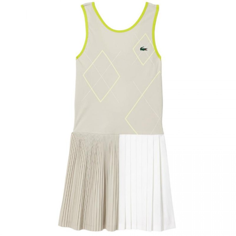 Lacoste Ultra Dry Dress Gray White Yellow