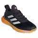 Adidas Adizero Ubersonic 4.1 Clay Preto Prata Laranja Sapatos Femininos