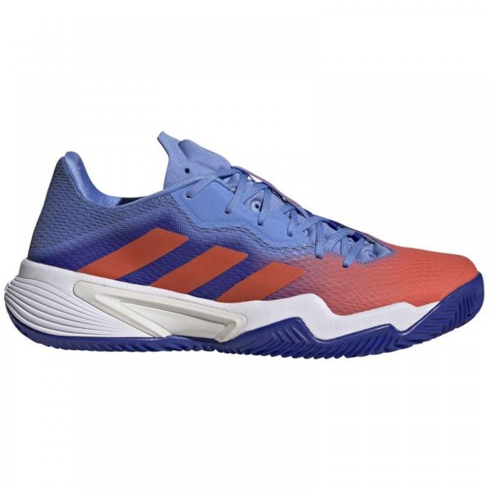 Zapatillas Adidas Barricade Azul Lucido Rojo Solar - Barata Oferta Outlet