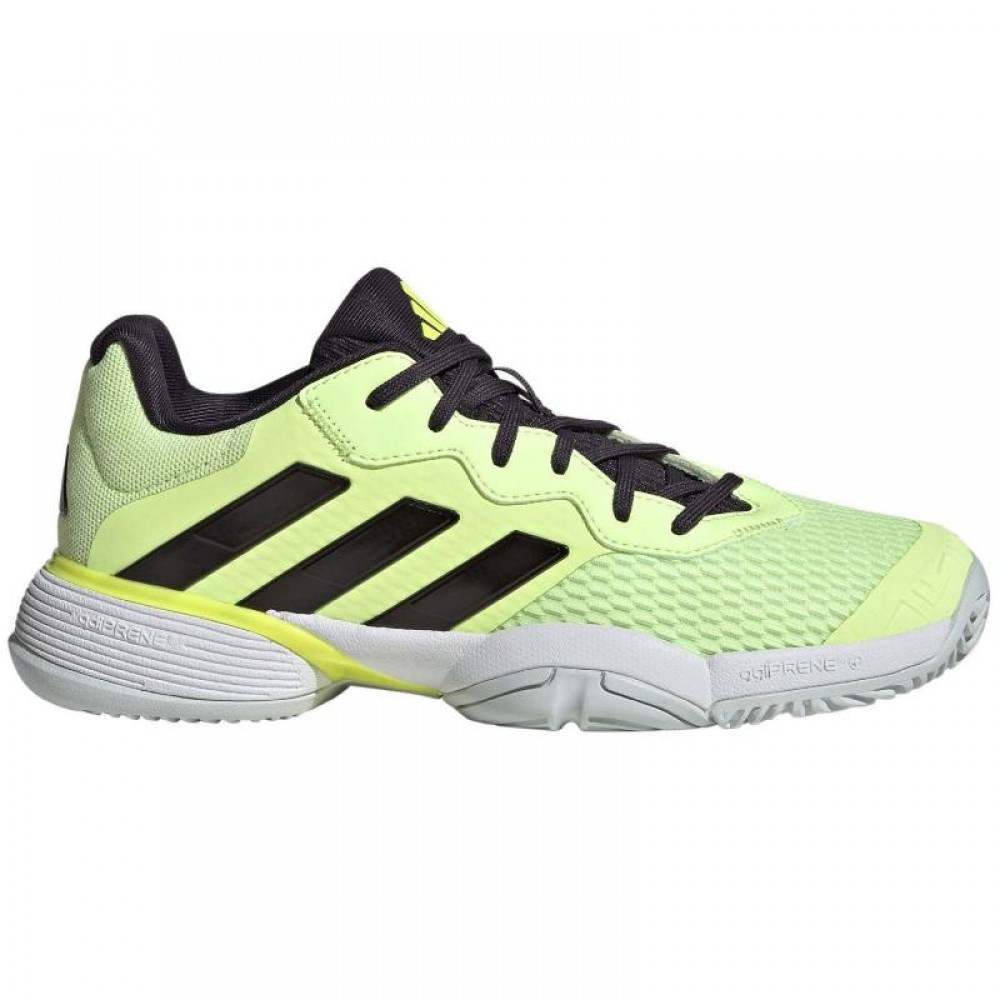 Adidas Barricade Verde Fluor Preto Sapatos Junior