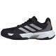 Adidas CourtJam Control 3 Preto Prata Cinza Sapatos Femininos