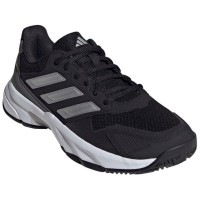 Adidas CourtJam Control 3 Black Silver Grey Women''s Shoes