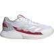 Tenis Adidas Courtquick Padel Branco Prata Rosa Feminino