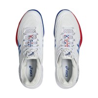 Asics Court FF 3 Clay Novak White Blue Sneakers Asics