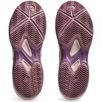 Zapatillas Asics Game FF Padel Blanco Purpura Oxide Mujer