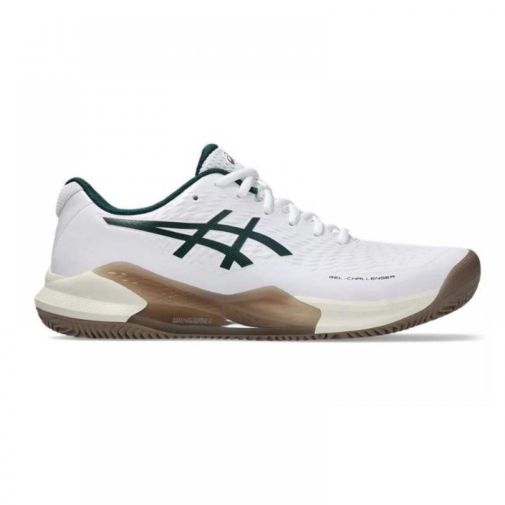 Tenis Asics Gel Challenger 14 Clay Branco Verde Escuro