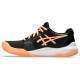 Asics Gel Challenger 14 Padel Preto Laranja Sapatos Femininos