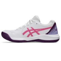 Asics Gel Dedicate 8 Padel White Dragon Fruit Sapatilhas Feminino