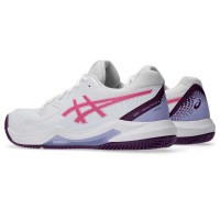 Asics Gel Dedicate 8 Padel White Dragon Fruit Sapatilhas Feminino