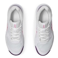 Asics Gel Dedicate 8 Padel White Dragon Fruit Sapatilhas Feminino