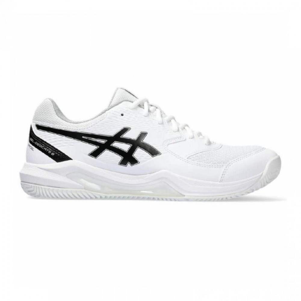 Zapatillas Asics Gel Dedicate 8 Padel Blanco Negro - Barata Oferta Outlet