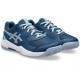 Zapatillas Asics Gel Dedicate 8 Padel GS Azul Mako Gris Junior