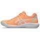 Asics Gel Dedicar 8 Padel Laranja Branco Sapatos Femininos