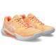 Asics Gel Dedicar 8 Padel Laranja Branco Sapatos Femininos