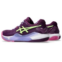 Asics Gel Resolution 9 Padel Sapatos Femininos Intense Lime