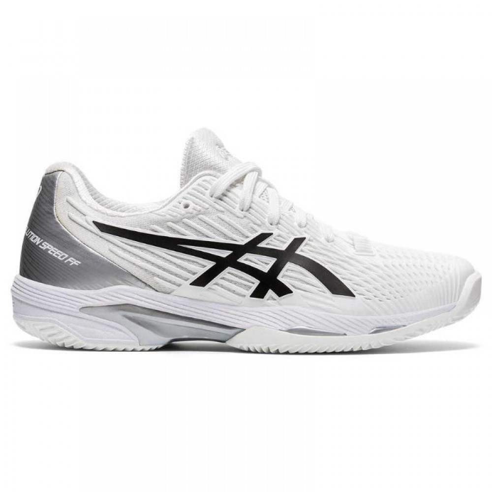 Zapatillas Asics Solution Speed FF 2 Blanco Negro Mujer - Barata Oferta Outlet