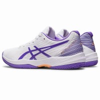 Baskets Asics Solution Swift FF Clay White Amethyst Women