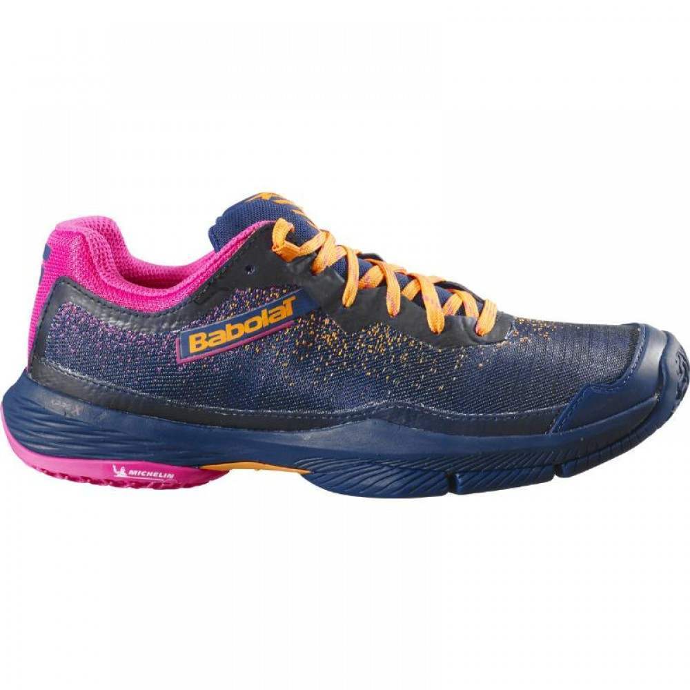 Zapatillas Babolat Jet Ritma Azul Marino Fucsia Mujer - Barata Oferta Outlet