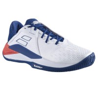 Zapatillas Babolat Propulse Fury 3 Blanco Azul Rojo