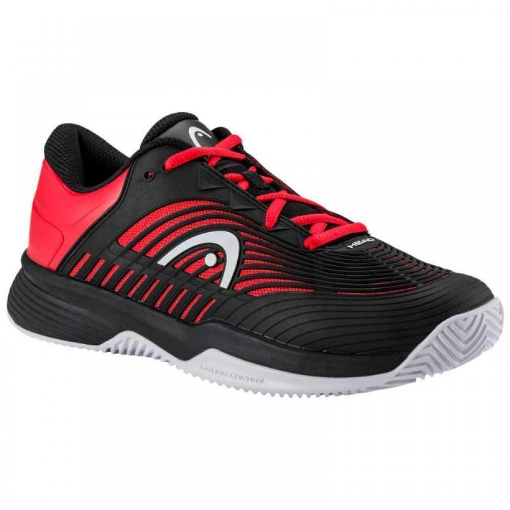 Head Revolt Pro 4.5 Clay Preto Vermelho Junior Shoes