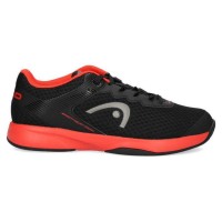 Zapatillas Head Sprint Court Padel Negro Rojo