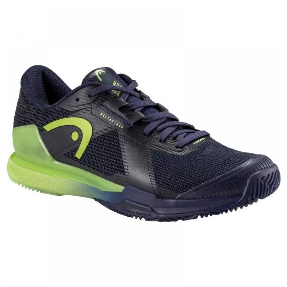 Head Sprint Pro 4.0 Padel Marineblau Lime Sneaker