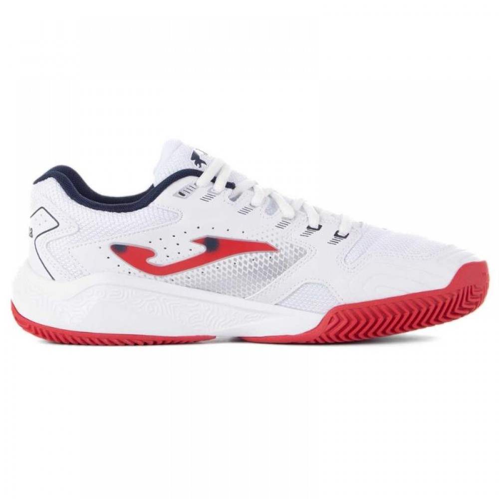 Joma Master 1000 2382 Branco Marinho Sapatos Vermelhos