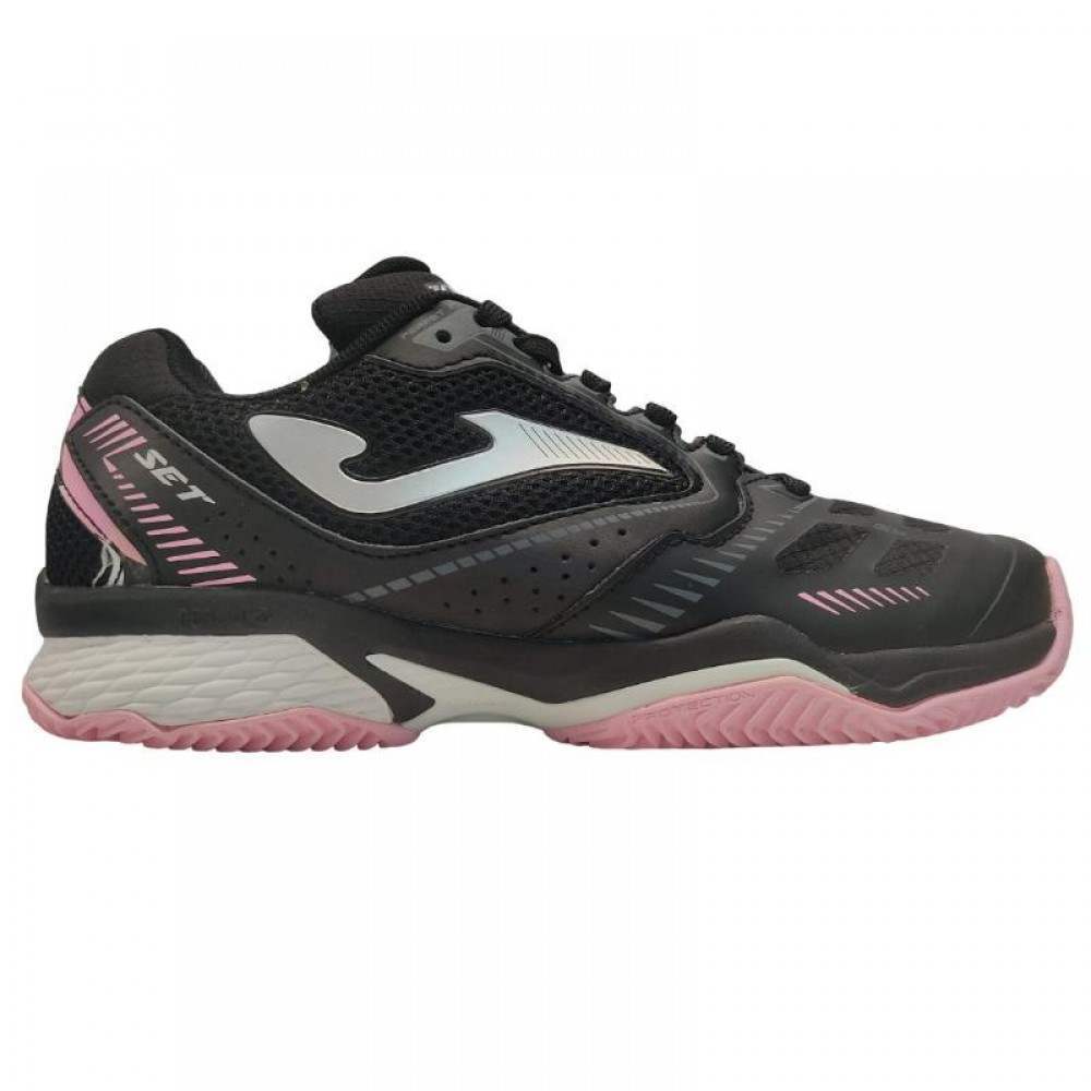 Joma Set 2101 Preto Rosa Tenis Feminino