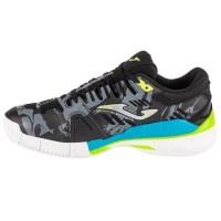 Chaussures Joma Slam 2401 Noir Bleu Jaune