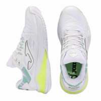 Joma Spin 2402 Blanc Vert Baskets Femme